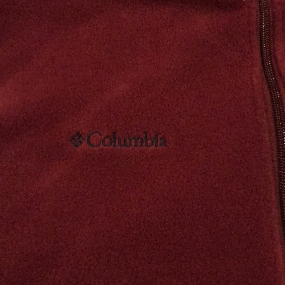 Columbia Red Fleece Vest - Picture 2 of 4